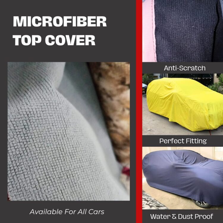 Microfiber Top Cover Available For All Cars