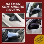 Batman Style Carbon Fiber Side Mirror Covers Available For Most Cars
