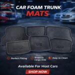Premium Foam Trunk Mats Available For Most Cars In Pakistan