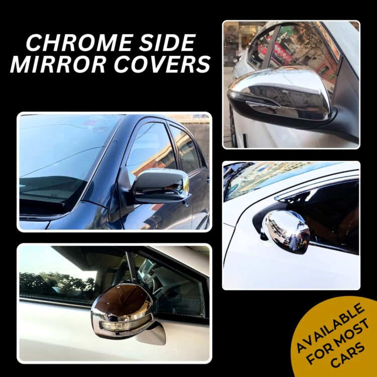 Chrome Side Mirror Cover Available For Most Cars