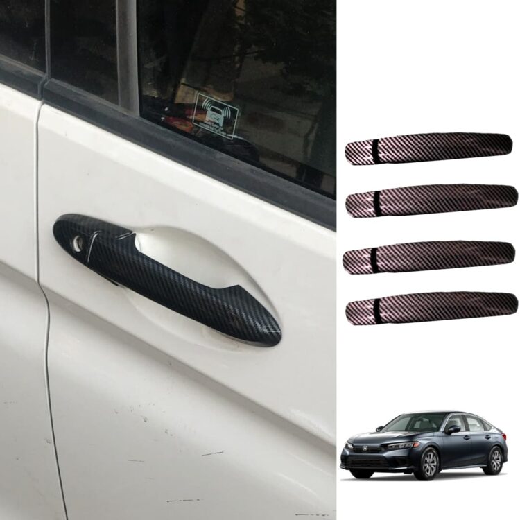 Honda Civic Carbon Fiber Door Handle Cover 2022 Model & Onwards