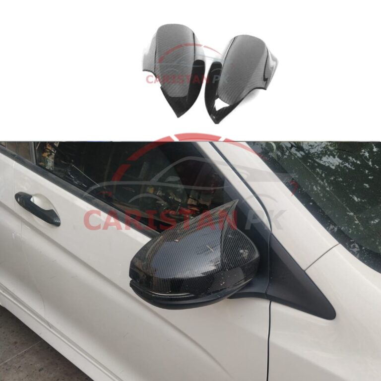 Honda Fit Batman Style Side Mirror Cover Carbon Fiber 2014-19