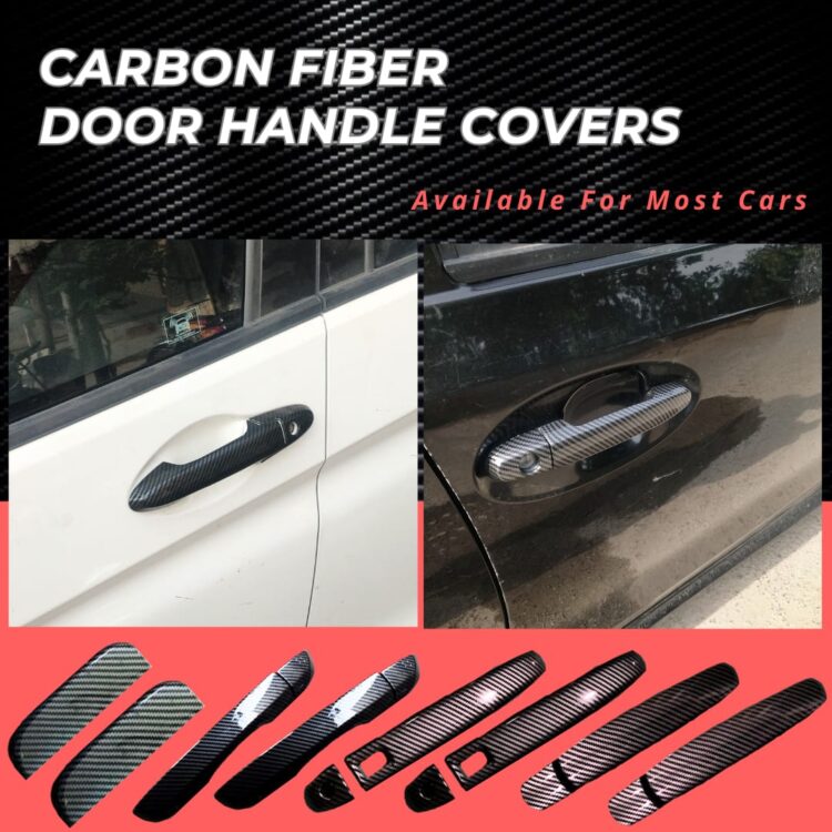 Carbon Fiber Door Handle Covers Available For Most Cars