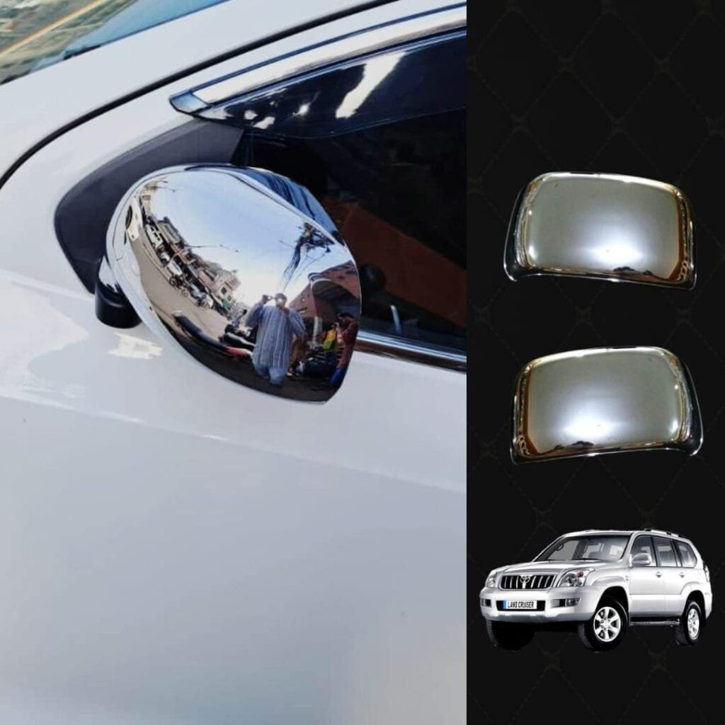 Toyota Prado Chrome Side Mirror Covers 2003-07 Toyota Prado Chrome Side Mirror Covers 2003-07