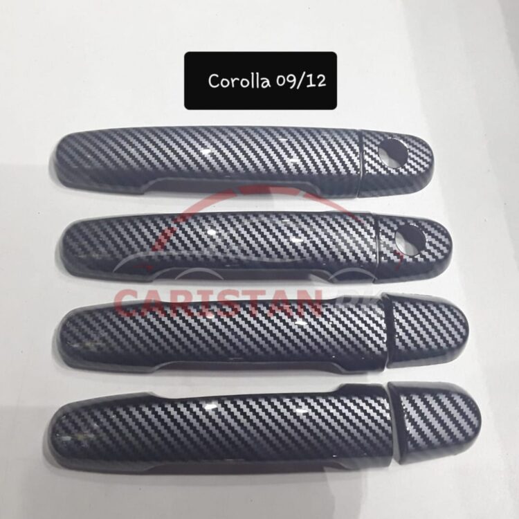 Toyota Corolla Carbon Fiber Door Handle Cover 2009-13 - Image 2