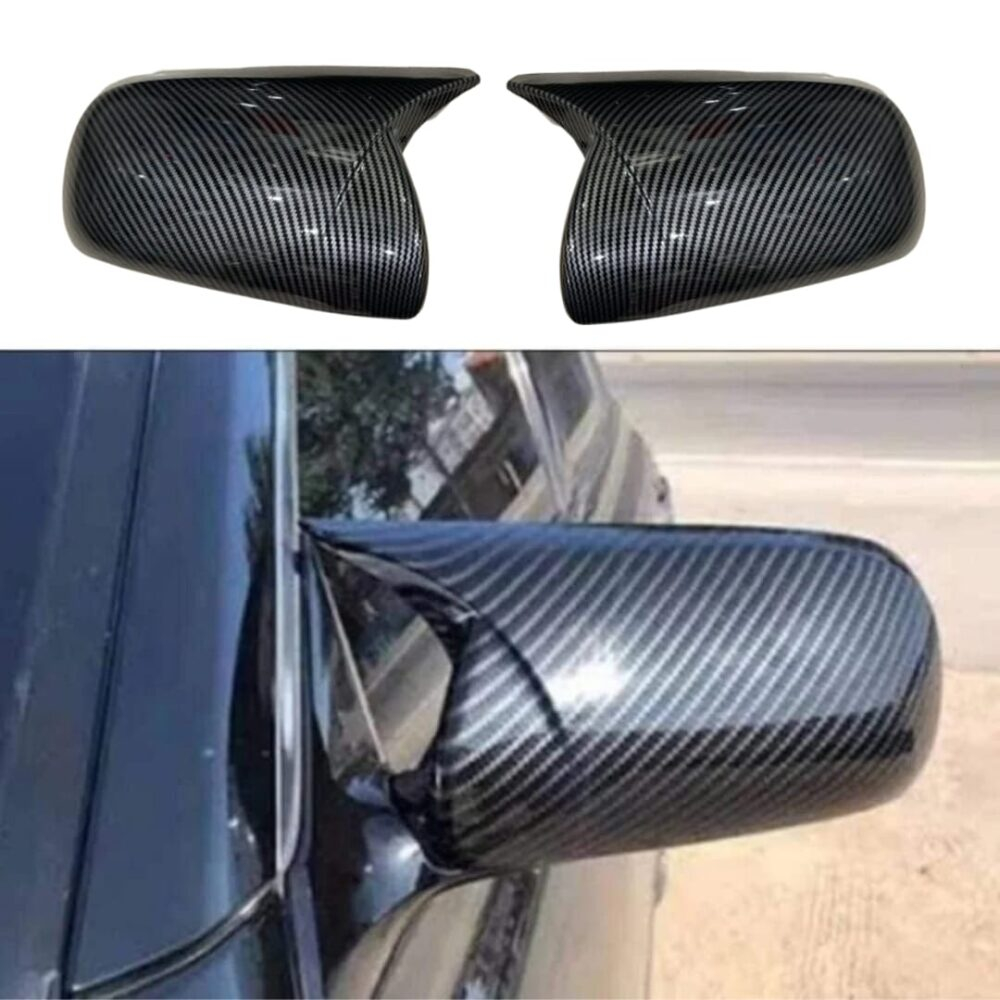 Toyota Corolla X Batman Style Carbon Fiber Side Mirror Cover 2002-05