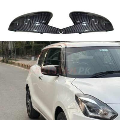 Suzuki Swift Batman Style Side Mirror Cover Carbon Fiber 2022 Model & Onwards