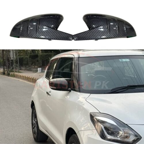 Suzuki Swift Batman Style Side Mirror Cover Carbon Fiber 2022 Model & Onwards