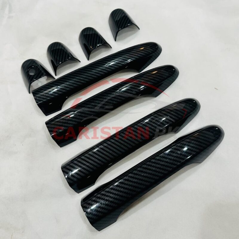 Toyota Prius Carbon Fiber Door Handle Cover 2010-17 2