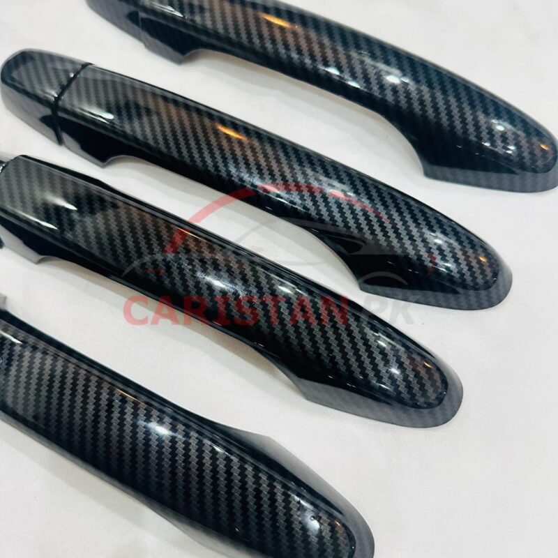 Toyota Yaris Carbon Fiber Door Handle Cover 3