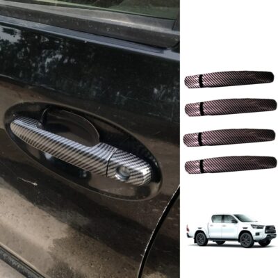 Toyota Hilux Revo Rocco Carbon Fiber Door Handle Cover