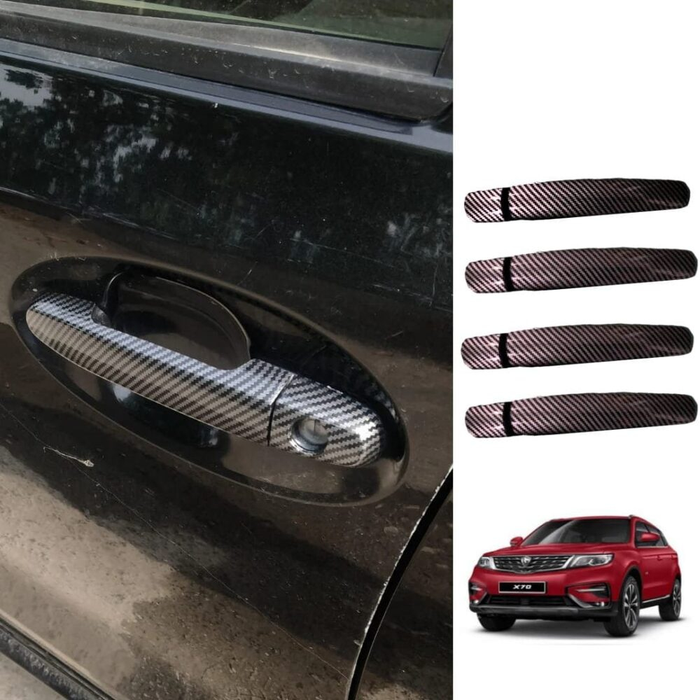 Proton X70 Carbon Fiber Door Handle Cover Proton X70 Carbon Fiber Door Handle Cover