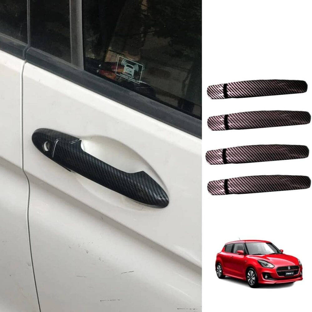 Suzuki Swift Carbon Fiber Door Handle Cover 2022 Model & Onwards Suzuki Swift Carbon Fiber Door Handle Cover 2022 Model & Onwards