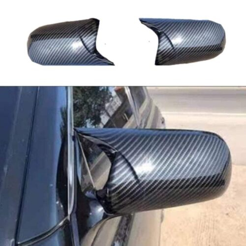 Toyota Corolla Axio Batman Style Carbon Fiber Side Mirror Cover 2006-12