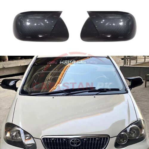 Toyota Corolla Batman Style Carbon Fiber Side Mirror Cover 2002-08