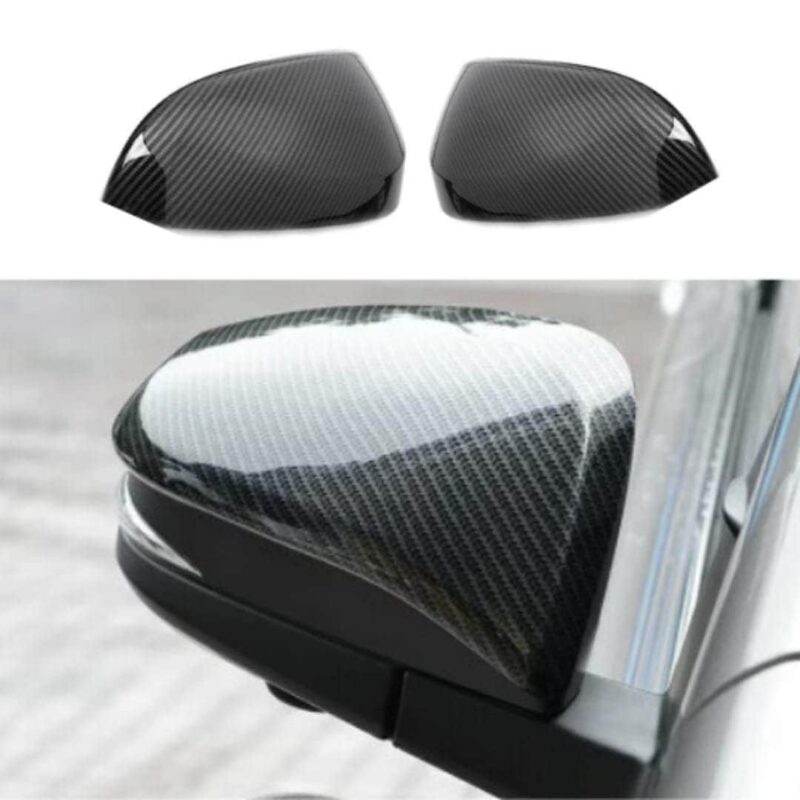 Toyota Fortuner Carbon Fiber Side Mirror Cover 2016-25 Toyota Fortuner Carbon Fiber Side Mirror Cover 2016-25