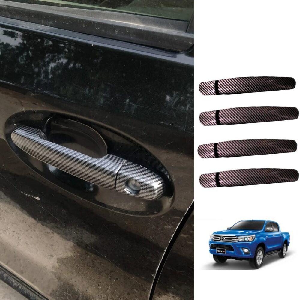 Toyota Hilux Revo Carbon Fiber Door Handle Cover