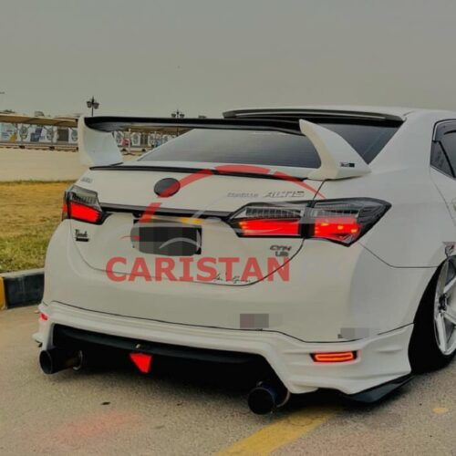 Unpainted Toyota Corolla Fiber Glass Back Bumper Sports Kit 2017-21 1