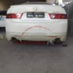 Unpainted Honda Accord High-Grade Fiber Glass Body Kit 2 Pc 2