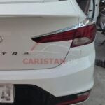 Hyundai Elantra Headlight Backlight Chrome Cover Set 1