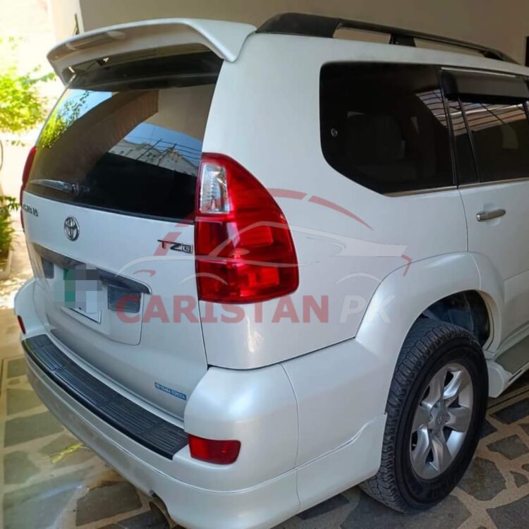 Unpainted Toyota Prado Roof Spoiler ABS Plastic 2003-09 1