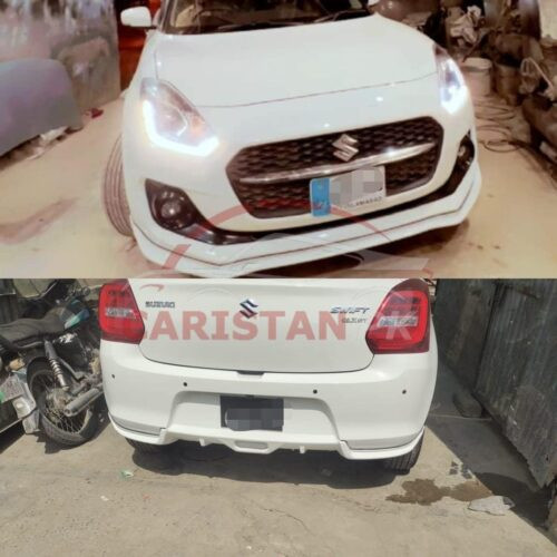 Unpainted Suzuki Swift New Shape High-Grade Fiber Glass Body Kit 2 Pc