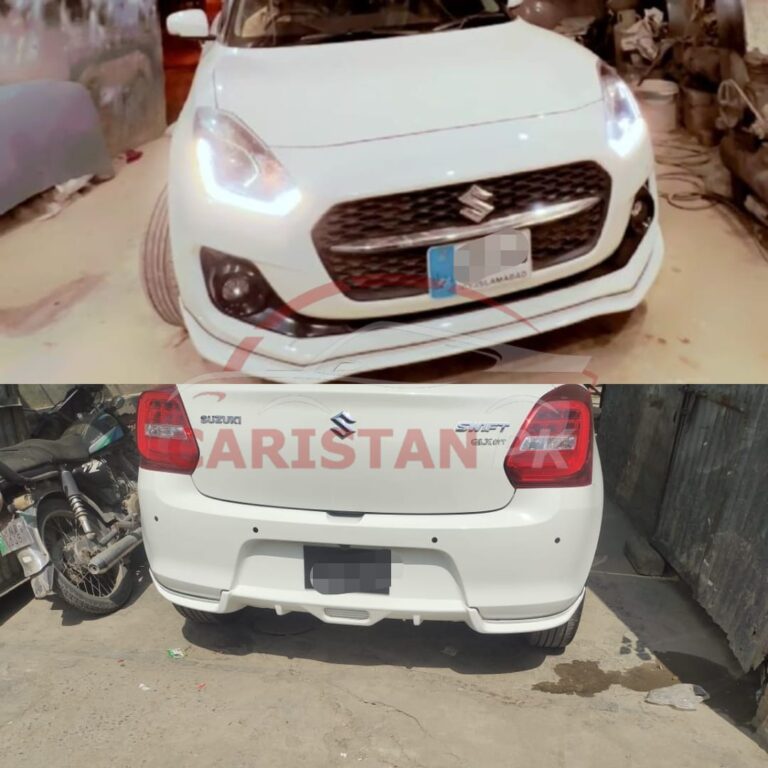 Unpainted Suzuki Swift New Shape High-Grade Fiber Glass Body Kit 2 Pc