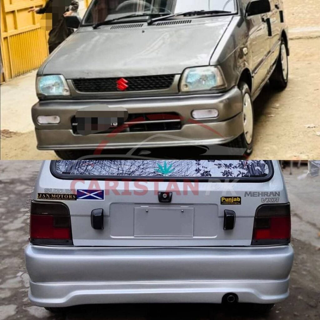 Unpainted Suzuki Mehran High-Grade Fiber Glass Body Kit 4Pc