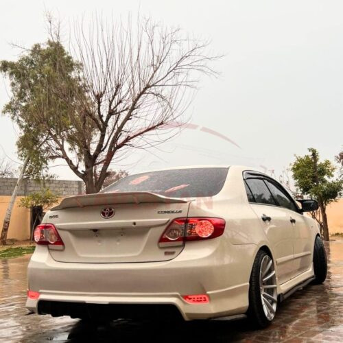 Unpainted Toyota Corolla Fiber Glass Back Bumper Sports Kit 2011-13 1