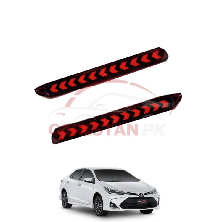 Toyota Corolla X Rear Bumper Reflector Light Design G