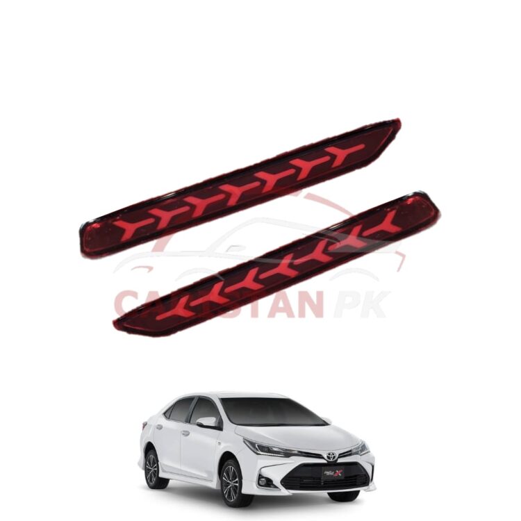 Toyota Corolla X Rear Bumper Reflector Light Design E