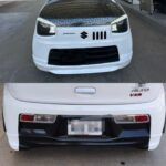 Unpainted Suzuki Alto Body Kit 4 Piece Fiber Glass Design C 2017-24