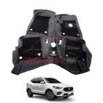 MG ZS Premium 9D Floor Mats Black With Orange Stitch