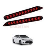 Toyota Corolla X Rear Bumper Reflector Light Arrow Style