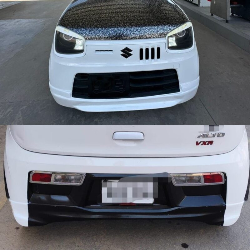 Unpainted Suzuki Alto Body Kit 2 Piece Fiber Glass Design C 2017-26 Unpainted Suzuki Alto Body Kit 2 Piece Fiber Glass Design C 2017-26