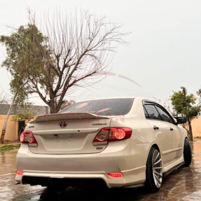 Unpainted Toyota Corolla Fiber Glass Back Bumper Sports Kit 2011-13 1