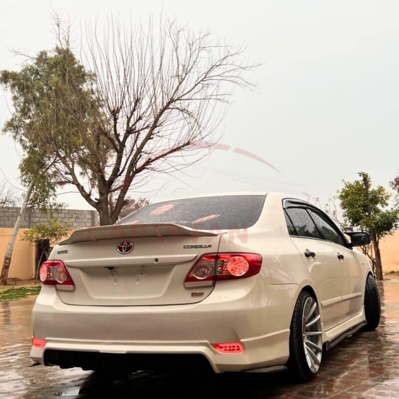 Unpainted Toyota Corolla Fiber Glass Back Bumper Sports Kit 2011-13 1