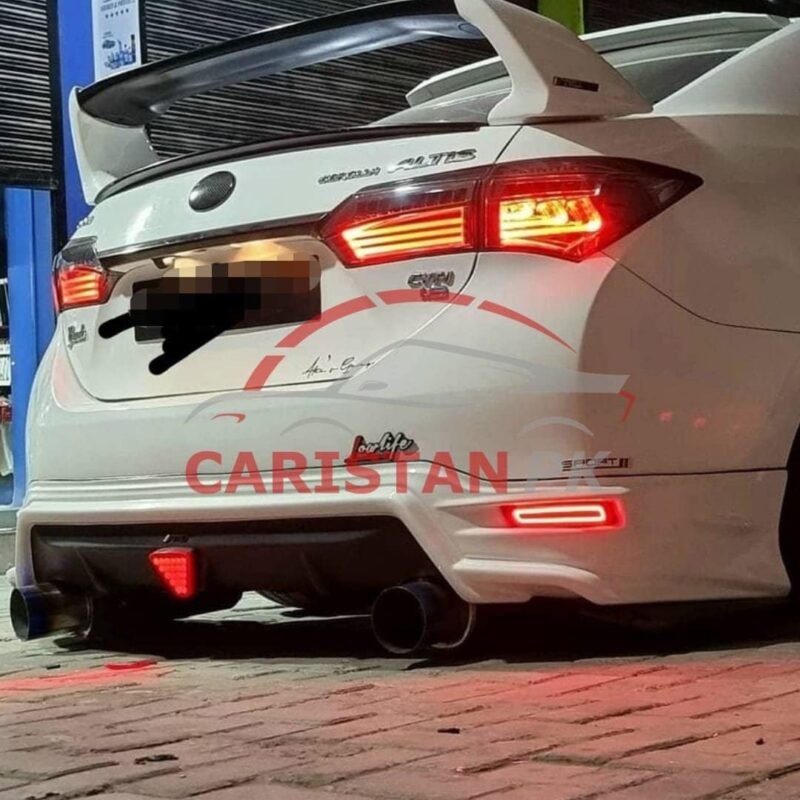 Unpainted Toyota Corolla Fiber Glass Back Bumper Sports Kit 2017-21 Model Unpainted Toyota Corolla Fiber Glass Back Bumper Sports Kit 2017-21 Model