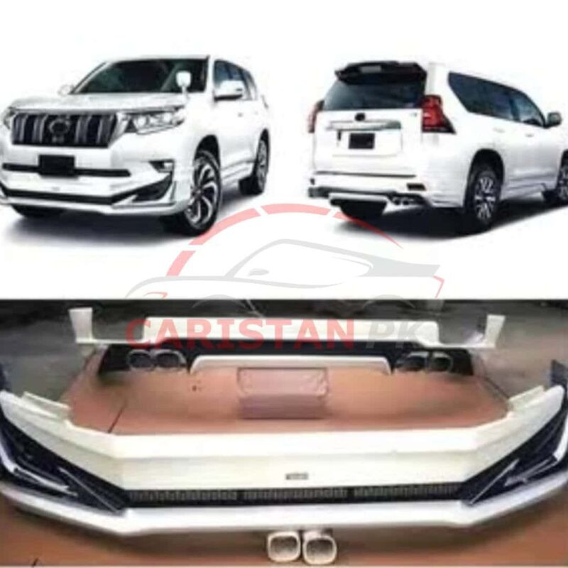 Unpainted Toyota Prado Modellista Plastic Body Kit 2010-21 3