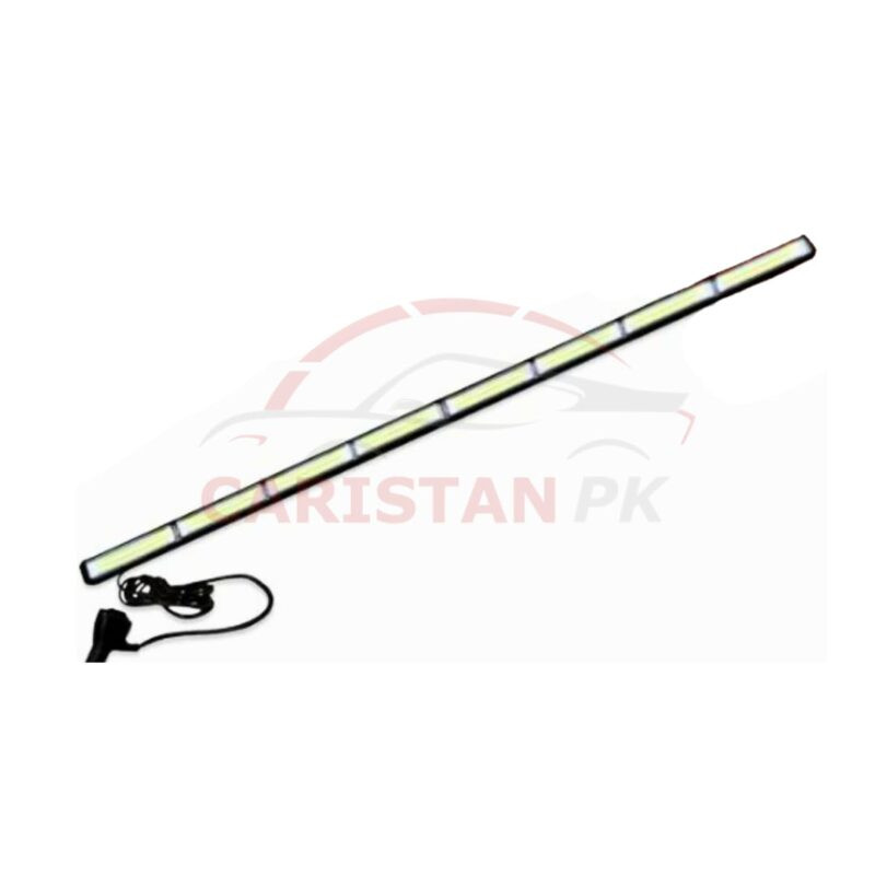 White DRL Dashboard Flasher Light With Multiple Patterns 1