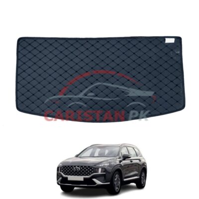 Hyundai Santa Fe 7D Trunk Protection Mat Black