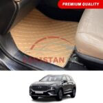Hyundai Santa Fe Flat Style 7D Floor Mats Beige Stitch