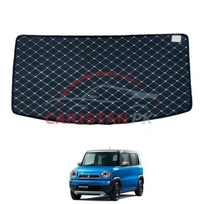 Suzuki Hustler 7D Trunk Protection Mat Black With Beige Stitch 2014-19