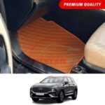 Hyundai Santa Fe Flat Style 7D Floor Mats Royal Orange