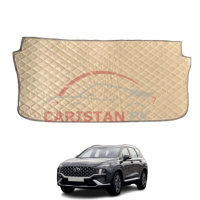 Hyundai Santa Fe 7D Trunk Protection Mat Beige