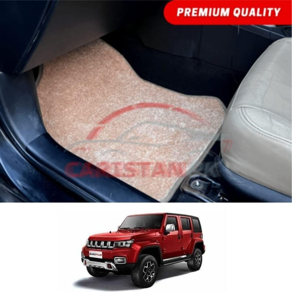 BAIC BJ 40 Plus Premium Carpet Floor Mats Beige