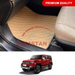 BAIC BJ 40 Plus Flat Style 7D Floor Mats Beige Stitch