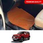 BAIC BJ 40 Plus Flat Style 7D Floor Mats Royal Orange