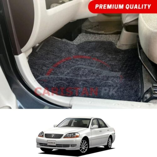 Toyota Mark 2 Premium Carpet Floor Mats Black Grey