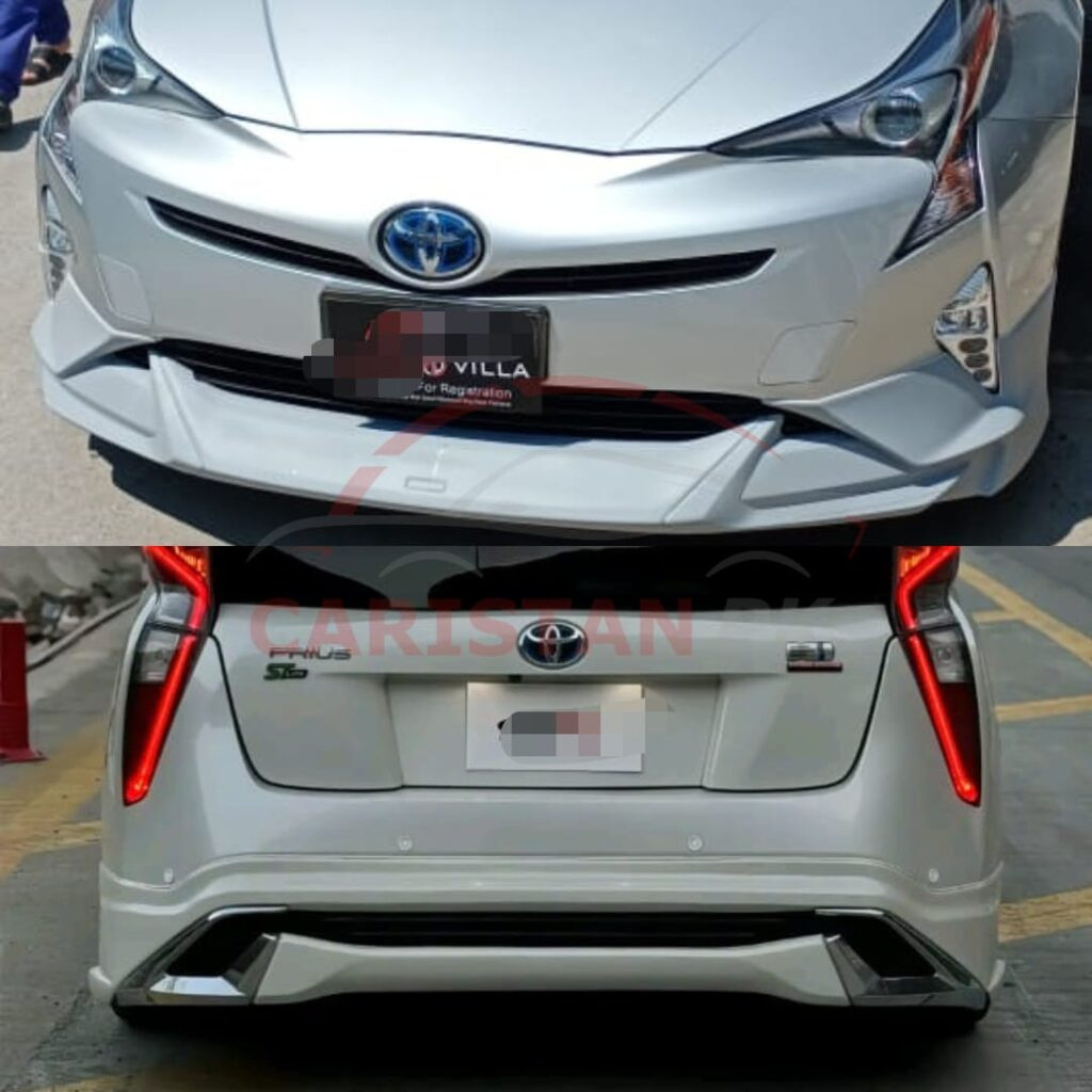 Unpainted Toyota Prius Body Kit 2 Piece Fiber Glass 2018-21 Model